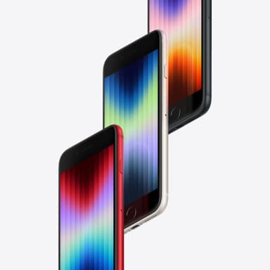 iPhone SE Gen. 3 älypuhelin 64 GB (tähtivalkea)