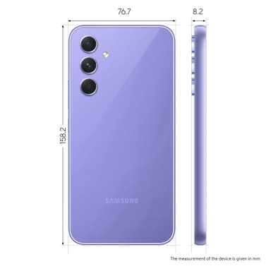 Samsung Galaxy A54 5G älypuhelin 8/128 GB (violetti)