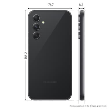 Samsung Galaxy A54 5G älypuhelin 8/128 GB (musta)
