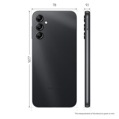 Samsung Galaxy A14 5G älypuhelin 4/128 GB (musta)