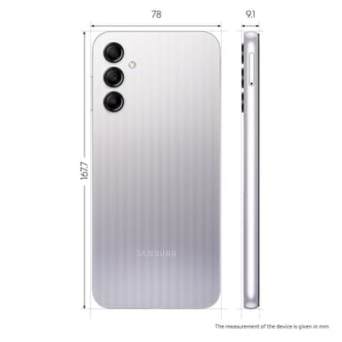 Samsung Galaxy A14 älypuhelin 4/128 GB (hopea)