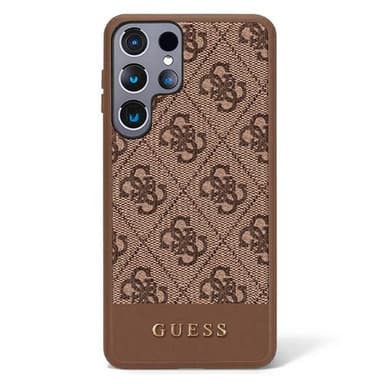 Guess Hardcase 4G stripe collection Samsung Galaxy S23 Ultra - Ruskea