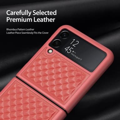DUX DUCIS Samsung Galaxy Z Flip 4 Kuori Venice Series Vaaleanpunainen