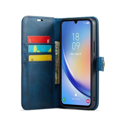 Lompakkokotelo DG-Ming 2i1 Samsung Galaxy A24 4G - Sininen
