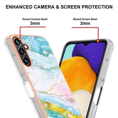 SKALO Samsung A54 5G Marmori TPU kuori - #4