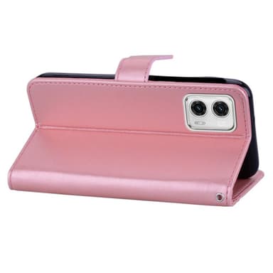 SKALO Motorola Moto G23 4G Mandala Owl lompakkokotelo - Ruusukulta