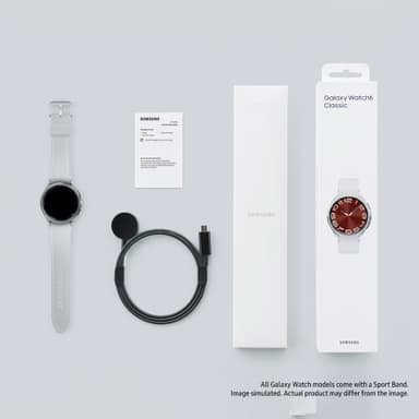 Samsung Galaxy Watch6 Classic älykello 43 mm BT (hopea)
