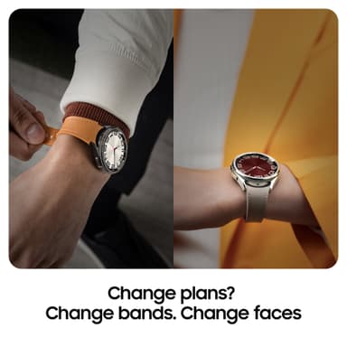 Samsung Galaxy Watch6 Classic älykello 47mm LTE (hopea)