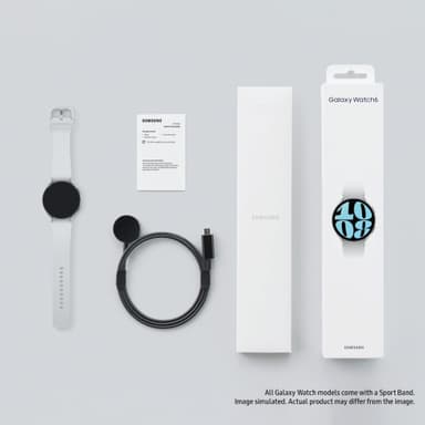 Samsung Galaxy Watch6 älykello 44 mm BT (hopea)