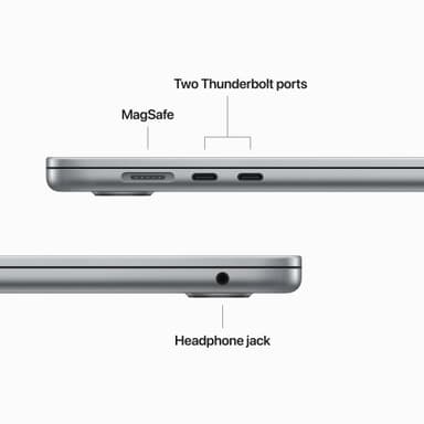 MacBook Air 15 M2/8/512 2023 (tähtiharmaa)