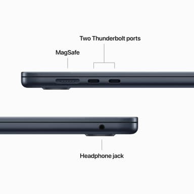 MacBook Air 15 M2/8/256 2023 (keskiyö)