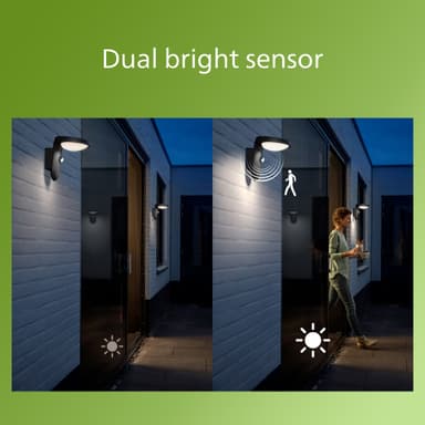 Philips Tyla IR aurinkokennoseinävalaisin ulkokäyttöön 1,2 W