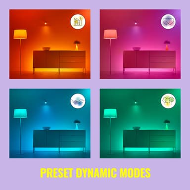 Wiz Connected Full Colour Wi-Fi BLE LED lamppu 6,3 W E27