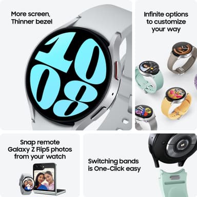 Samsung Galaxy Watch6 älykello 40 mm LTE (musta)