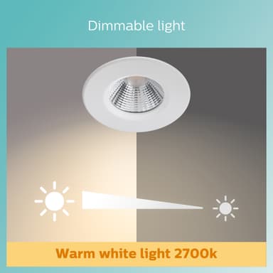 Sukellus LED-kohdevalo 85mm 5,5 W 350lm 2700K himmeä IP65