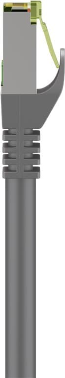 RJ45 patch-kaapeli CAT 8.1 S/FTP raakakaapelilla, AWG 26, harmaa