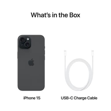 iPhone 15 – 5G älypuhelin 512 GB (musta)