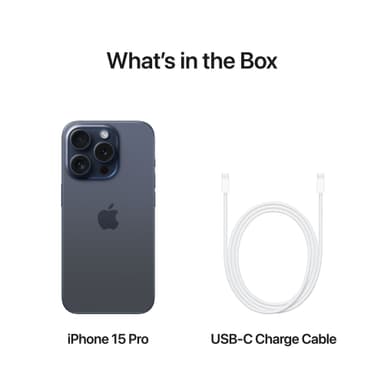 iPhone 15 Pro 5G älypuhelin 128 GB sinititaani