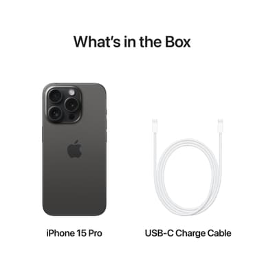 iPhone 15 Pro 5G älypuhelin 512 GB mustatitaani