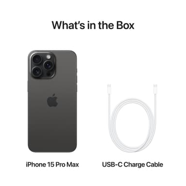 iPhone 15 Pro Max 5G älypuhelin 1 TB mustatitaani