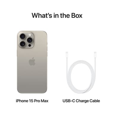 iPhone 15 Pro Max 5G älypuhelin 1 TB luonnontitaani