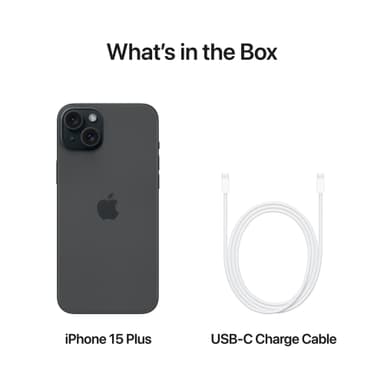 iPhone 15 Plus – 5G älypuhelin 512 GB (musta)