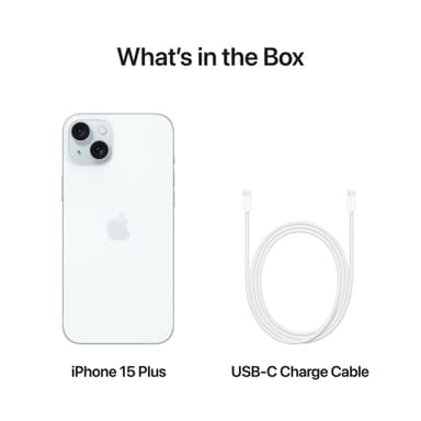 iPhone 15 Plus – 5G älypuhelin 128 GB (sininen)