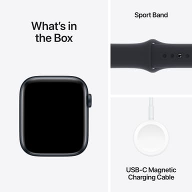 Apple Watch SE 2nd Gen 44mm LTE (keskiyö alu./kes. urheiluranneke M/L)