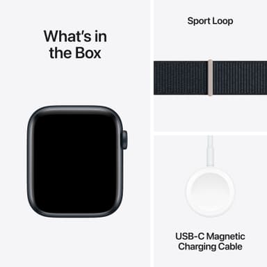 Apple Watch SE 2nd Gen 44mm LTE (keskiyö alu./keskiyö urheiluranneke)