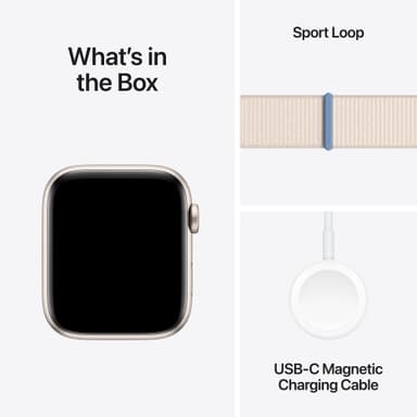 Apple Watch SE 2nd Gen 44mm LTE (tähtiv. alu./tähtiv. urheiluranneke)