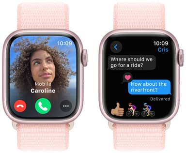Apple Watch S9 41mm GPS (pinkki alumiini/vaaleanpunainen Sport Loop)