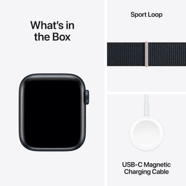 Apple Watch SE 2nd Gen 40mm GPS (keskiyö alu./keskiyö urheiluranneke)