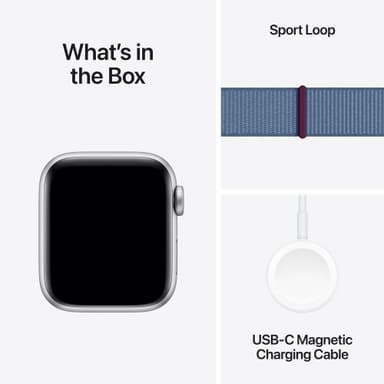 Apple Watch SE 2nd Gen 40mm GPS (hopea alu./talvensin. urheiluranneke)
