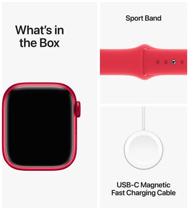 Apple Watch S9 45mm CEL (PRODUCT)RED alu./(PRODUCT)RED Sport Band) M/L