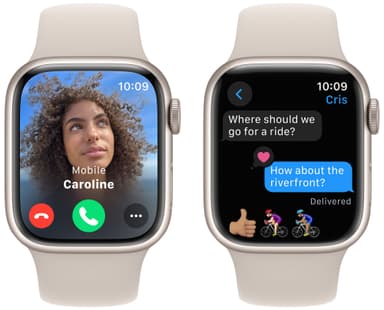 Apple Watch S9 41mm GPS+CEL (tähtivalkea alu./tähtiv. Sport Band) M/L