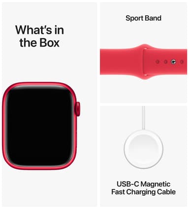 Apple Watch S9 45mm CEL (PRODUCT)RED alu./(PRODUCT)RED Sport Band) S/M