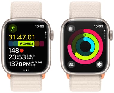 Apple Watch S9 41mm GPS (tähtivalkea alu./tähtivalkea Sport Loop)