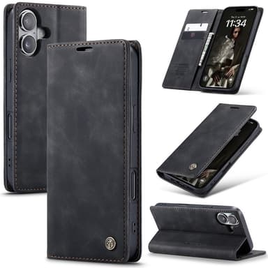 CASEME Retro lompakkokotelo iPhone 16 Plus