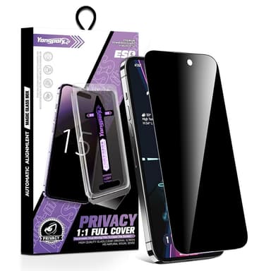 iPhone 16 Plus Anti-spy Privacy Tempered Glass -näytönsuoja