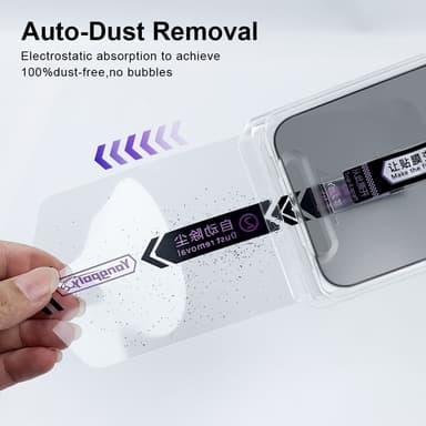 iPhone 16 Plus Anti-spy Privacy Tempered Glass -näytönsuoja