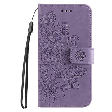 Xiaomi Redmi 14C Lompakkokotelo Kukka-Designilla ja Telineominaisuudella