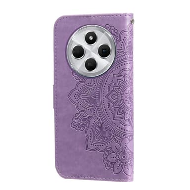 Xiaomi Redmi 14C Lompakkokotelo Kukka-Designilla ja Telineominaisuudella
