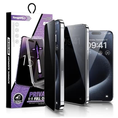 iPhone 16 Pro Max Anti-spy Privacy Tempered Glass -näytönsuoja