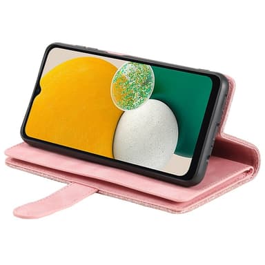 Samsung Galaxy A16 5G / A16 4G Kuori Vetoketjutaskulla ja 9 Korttipaikalla