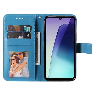 Xiaomi Redmi 14C Lompakkokotelo Kukka-Designilla ja Telineominaisuudella