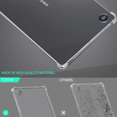 Samsung Galaxy Tab A8 10.5 (2021) Kirkas Läpinäkyvä TPU-suojakotelo