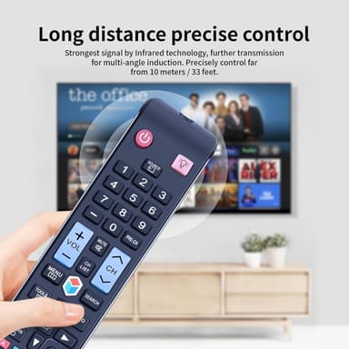 TV:n kaukosäädin Korvaa AA59-00579A Samsung TV