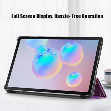 Kolminkertainen telinekotelo Samsung Galaxy Tab S6 Lite -puhelimelle - Butterfly
