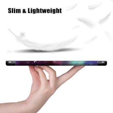 Kolminkertainen telinekotelo Samsung Galaxy Tab S6 Lite -puhelimelle - Butterfly