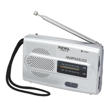 INDIN BC-R28 AM FM kannettava taskuradio minikaiuttimella